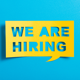 Image that says We Are Hiring