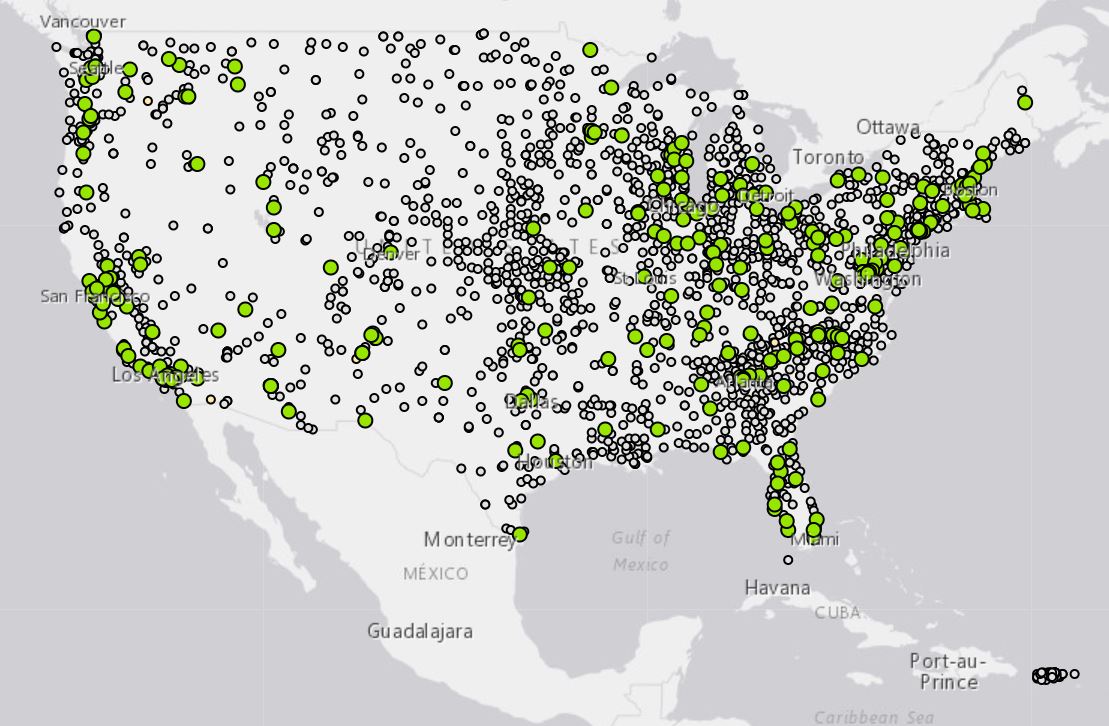 National Transit Map (Data, Maps and Apps) Bureau of Transportation